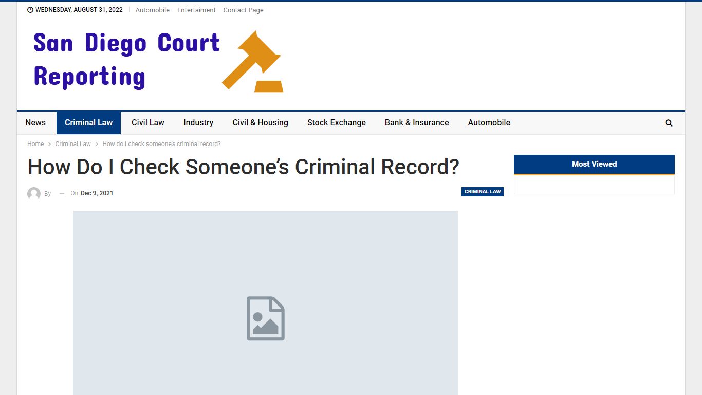 How do I check someone’s criminal record? - San Diego Court Reporting