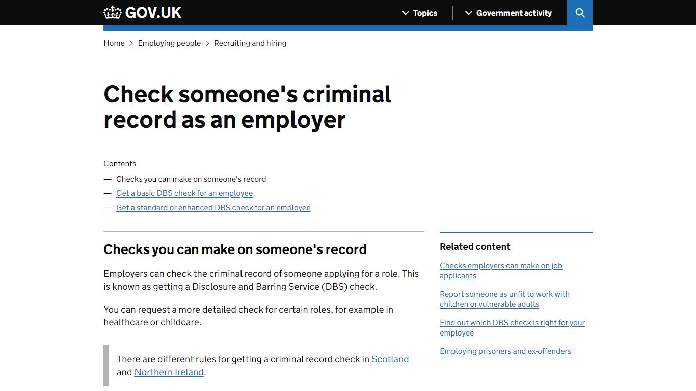 Check someone's criminal record as an employer: Checks you can make on ...